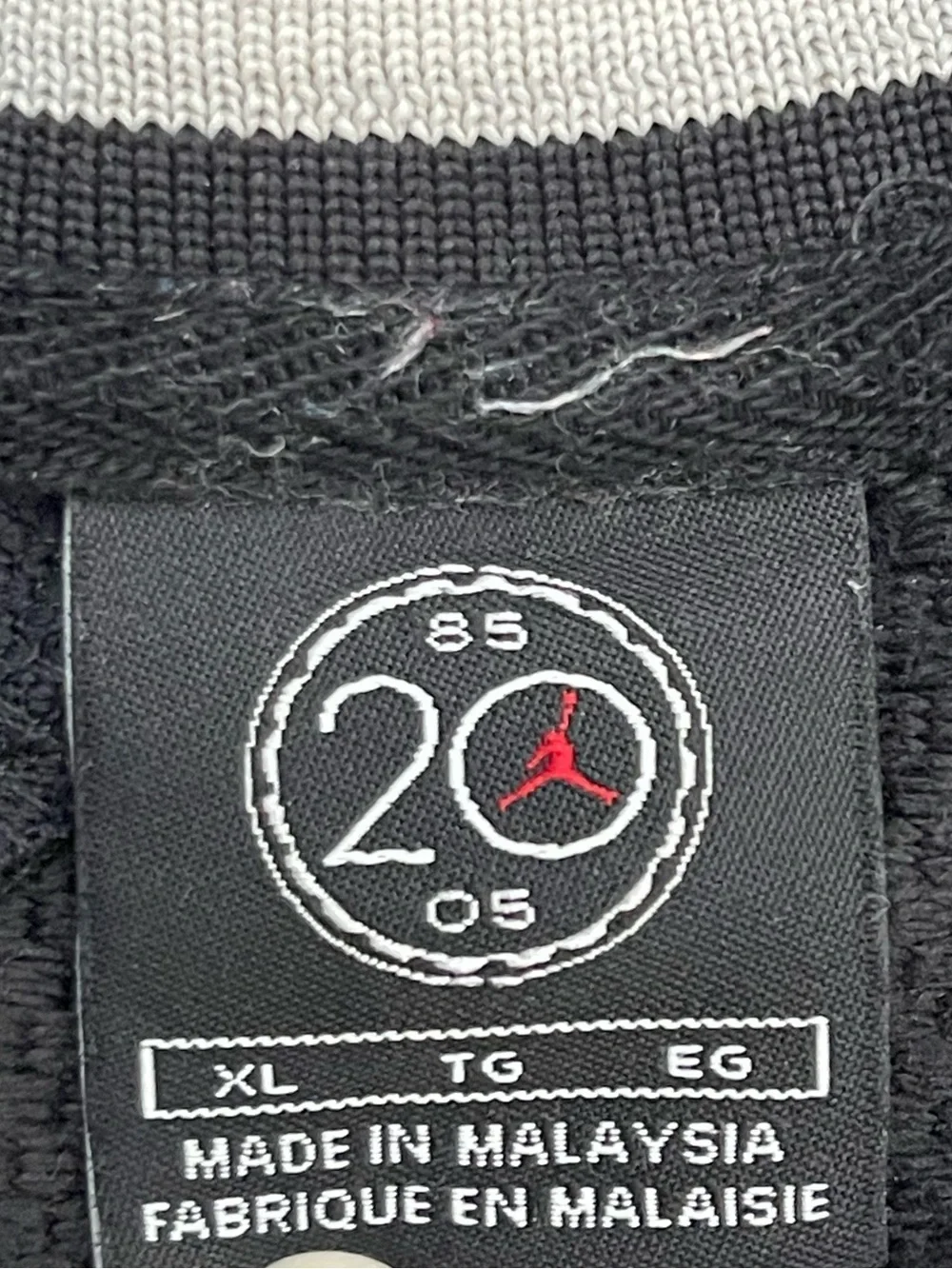 Vintage 2005 Jordan Brand 20th Anniversary Basketball Jersey
